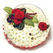 PP02 Red &amp; White Posy