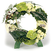 OW 21 Rose and Orchid Wreath