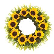 OW 26 Sunflower Wreath