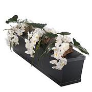 CS 12 White Orchid Casket Bar Trio