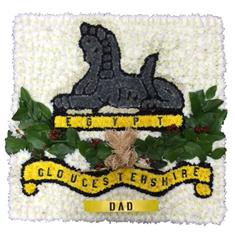 SG133 Egypt Gloucestershire Badge