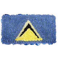 SG090 St LUCIA FLAG