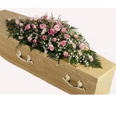 CS 06 Pink Rose Coffin Spray