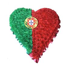 HC 11 PORTUGAL FLAG HEART
