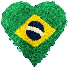 HC 12 BRAZIL FLAG HEART