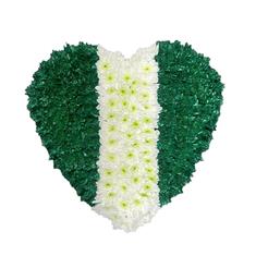 HC17 - NIGERIAN FLAG HEART